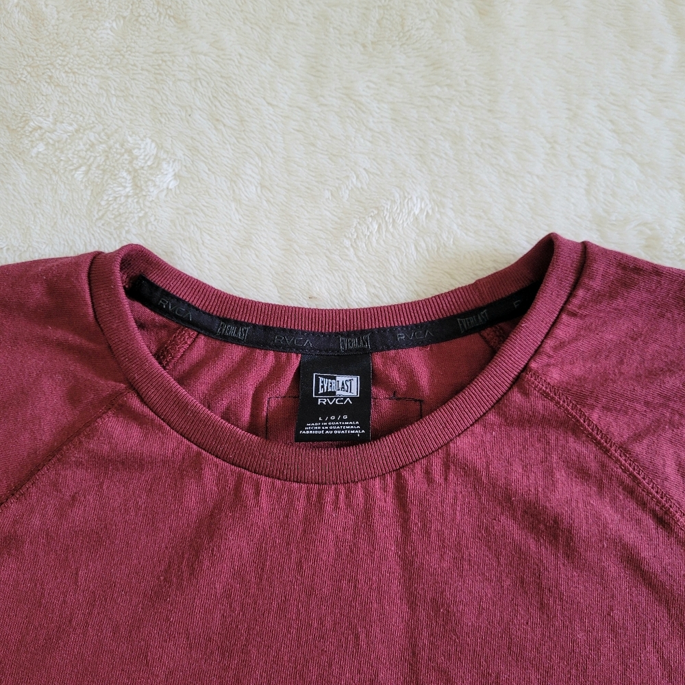 RVCA🏄& Everlast🥊Collab Raglan Muscle💪Tee - NWT - Picture 13 of 14